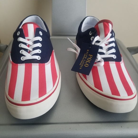 Polo Ralph Lauren® Canvas Red/White/Blue - Picture 8 of 8